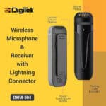 Digitek DWM-004 Wireless Microphone with Receiver Set - Image 3