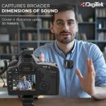 Digitek DWM-101 Wireless Microphone System for DSLR, Camcorder, Smartphone & Tablet - Image 6