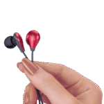 FINGERS Droplets Wired Earphones with Angular Earbuds and Mic - Image 2