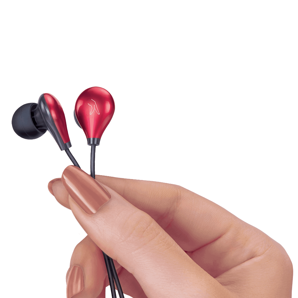 Droplets-datamation1.png FINGERS Droplets Wired Earphones with Angular Earbuds and Mic - Image 1