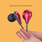 FINGERS Droplets Wired Earphones with Angular Earbuds and Mic - Image 6