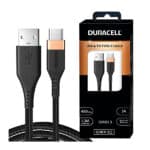 Duracell USB Type C 3A Braided Sync & Fast Charging Cable