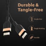 Duracell USB Type C To Type C 5A (100W) Braided Sync & Fast Charging Cable - Image 4