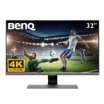 BenQ EW3270U 32-inch 4K UHD Monitor, Bezel-Less, HDR, 95% DCI P3, 3000:1, AMD FreeSync, 2Wx2 Speakers, 60Hz, Brightness Intelligence Plus, HDMI, DisplayPort, USB Type-C, Flicker-Free, Low Blue Light