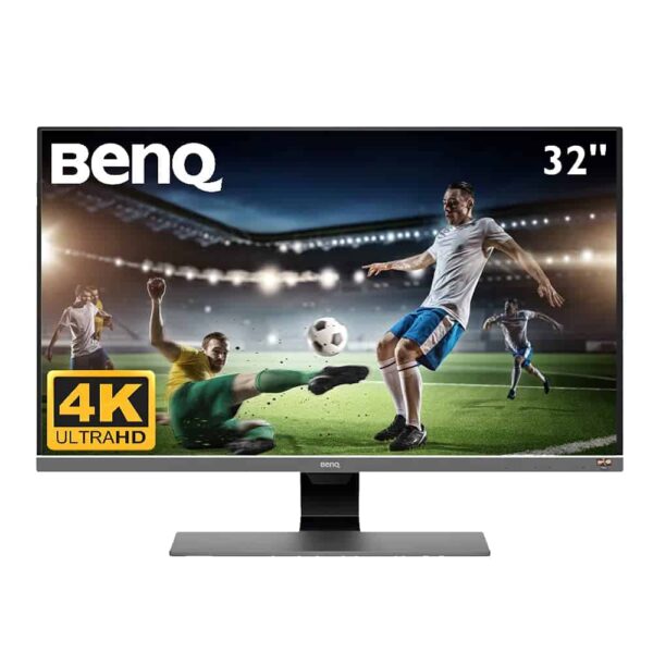 BenQ EW3270U 32-inch 4K UHD Monitor, Bezel-Less, HDR, 95% DCI P3, 3000:1, AMD FreeSync, 2Wx2 Speakers, 60Hz, Brightness Intelligence Plus, HDMI, DisplayPort, USB Type-C, Flicker-Free, Low Blue Light