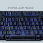 FINGERS Blazing BlueLit Wired Backlit Keyboard - Image 4