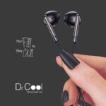 FINGERS Dr. Cool Wired Earphones (Ear-Shaped Dual Tone Earbuds | Golden L Pin Connector) - Image 3