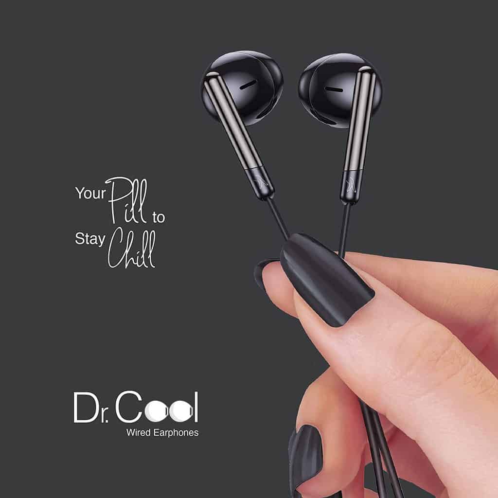 FINGERS-Dr.-Cool-DATAMATION2.jpg FINGERS Dr. Cool Wired Earphones (Ear-Shaped Dual Tone Earbuds | Golden L Pin Connector) - Image 3