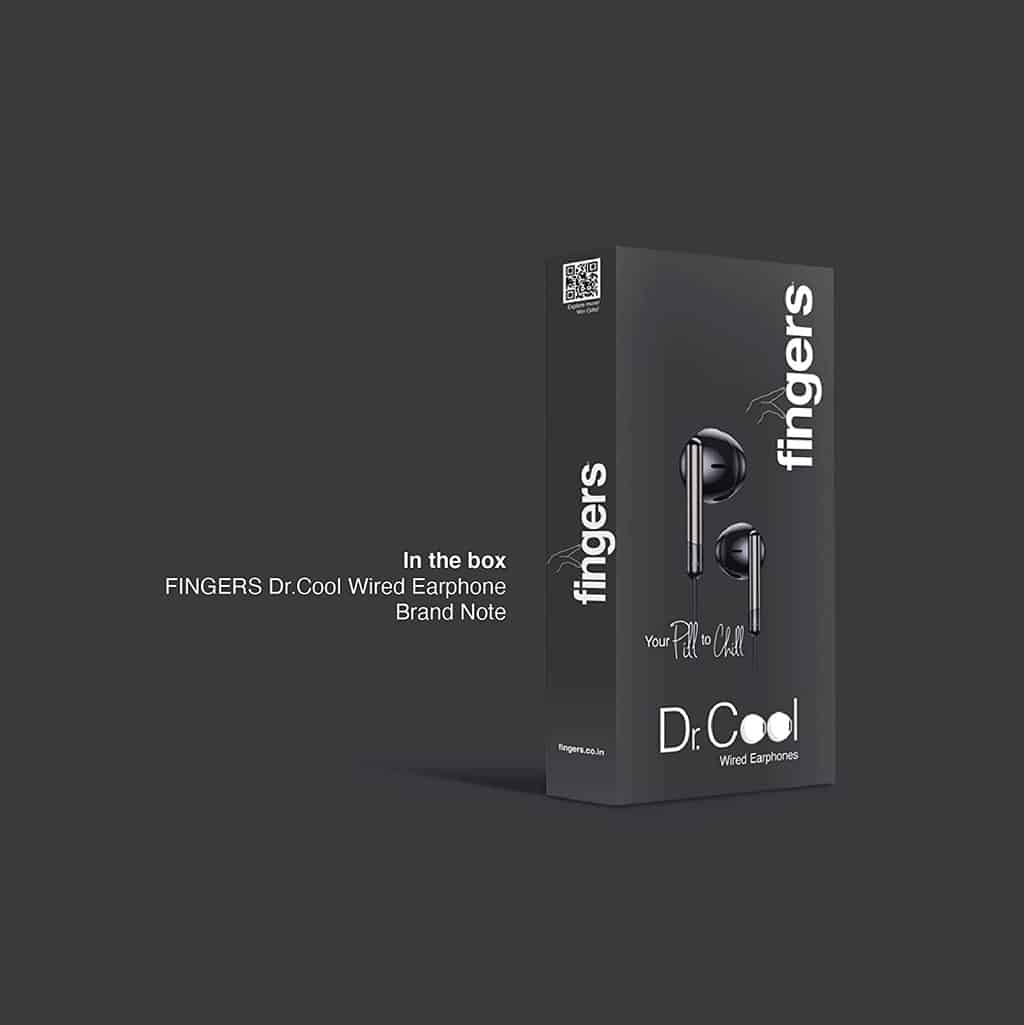 FINGERS-Dr.-Cool-DATAMATION6.jpg FINGERS Dr. Cool Wired Earphones (Ear-Shaped Dual Tone Earbuds | Golden L Pin Connector) - Image 7