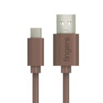 FINGERS FMC-Dual Micro/USBC-03 Fast Charging and Data Transfer Mobile Cable – (Colour- Black) (Brown)