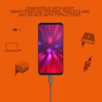 FINGERS FMC-Dual Micro/USBC-03 Fast Charging and Data Transfer Mobile Cable – (Colour- Black) (Brown) - Image 4