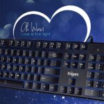 FINGERS Gleaming BlueLit Wired Backlit Keyboard - Image 3