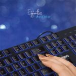 FINGERS Gleaming BlueLit Wired Backlit Keyboard - Image 5