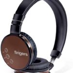 FINGERS Sizzler Bluetooth Wireless On-Ear Headset with Mic (Multi-Function) – Caramel Brown(Recheck 2 colour)