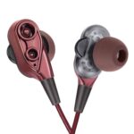 FINGERS Dual Driver Wired MusiPods W6 Earphones with Deep Bass and Mic
