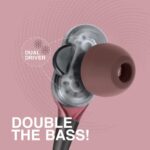 FINGERS Dual Driver Wired MusiPods W6 Earphones with Deep Bass and Mic - Image 7