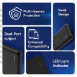 FLiX(Beetel) P10 PowerXtreme 12 Watt 10000 mAh Slim Power Bank - Image 5