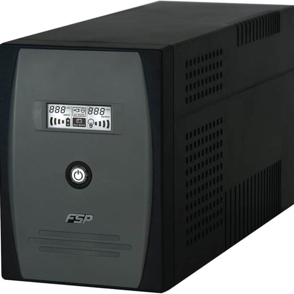 FSP 2000VA UPS 4x IEC 2x UK RJ11 RS232 USB Socket