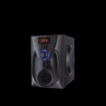 FINGERS Challenger Wood Encased Multimedia 2.1 Speaker (18 W Stereo Powerful Bass | Bluetooth, FM, USB, SD, AUX (RCA) | Remote Control)