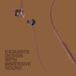 Fingers Wireless in-Ear Earphones Chic BT5 – Fast Charging – Choco Brown - Image 5