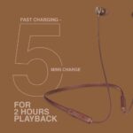 Fingers Wireless in-Ear Earphones Chic BT5 – Fast Charging – Choco Brown - Image 6