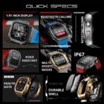 Fire Boltt Asphalt Bluetooth Calling 1.39 Inch Smart Watch - Image 3