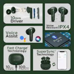 Fire-Boltt Aura TWS Earbuds with 40 Hours Playback - Image 2