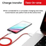 Flute Type-A to Type-C VOOC Cable - Image 4