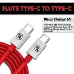 Flute Type-C to Type-C VOOC Cable - Image 5