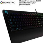Logitech G213 Gaming Keyboard with Dedicated Media Controls, 16.8 Million Lighting Colors Backlit Keys, Spill-Resistant and Durable Design, Black - Image 5