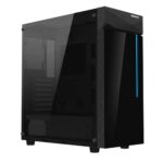 GIGABYTE C200 Glass ATX Gaming Case, Tinted Tempered Glass, RGB Integrated, PSU Shroud Design, Detachable Dust Filter, Watercooling Ready, Enhanced Airflow – Black