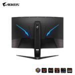 GIGABYTE AORUS CV27F  (27″) 165Hz 1080P 1500R FreeSync Gaming Monitor, Exclusive Built-in ANC, 1920×1080 Display, 1 ms Response Time, HDR, 90% DCI-P3 - Image 6