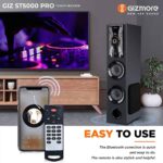 GIZMORE GIZ Tallboy ST5000 PRO 5000 Watt Wireless Bluetooth Tower Speaker (Black) - Image 7