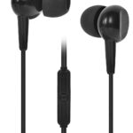 GIZMORE ME314 Wired Sound Isolating Earphone, Clear Sound, Single Driver, Secure in-Ear Fit, Durable Quality, Compatible with All 3MM Jack Supported Devices (Black)
