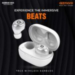 GIZMORE TWS 804 Bluetooth 5.0 in-Ear Wireless Earbuds with Noise Isolation, HD Stereo Sound, IPX4 Water Resistance, 20Hrs Playtime, Type-C Charging, Touch Control and Voice Assistance (White) - Image 2