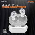 GIZMORE TWS 804 Bluetooth 5.0 in-Ear Wireless Earbuds with Noise Isolation, HD Stereo Sound, IPX4 Water Resistance, 20Hrs Playtime, Type-C Charging, Touch Control and Voice Assistance (White) - Image 7