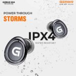 GIZMORE TWS 804 Bluetooth 5.0 in-Ear Wireless Earbuds with Noise Isolation, HD Stereo Sound, IPX4 Water Resistance, 20Hrs Playtime, Type-C Charging, Touch Control and Voice Assistance (Black) - Image 5