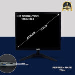Geonix 17 Inch HD PC LED Monitor - Image 4