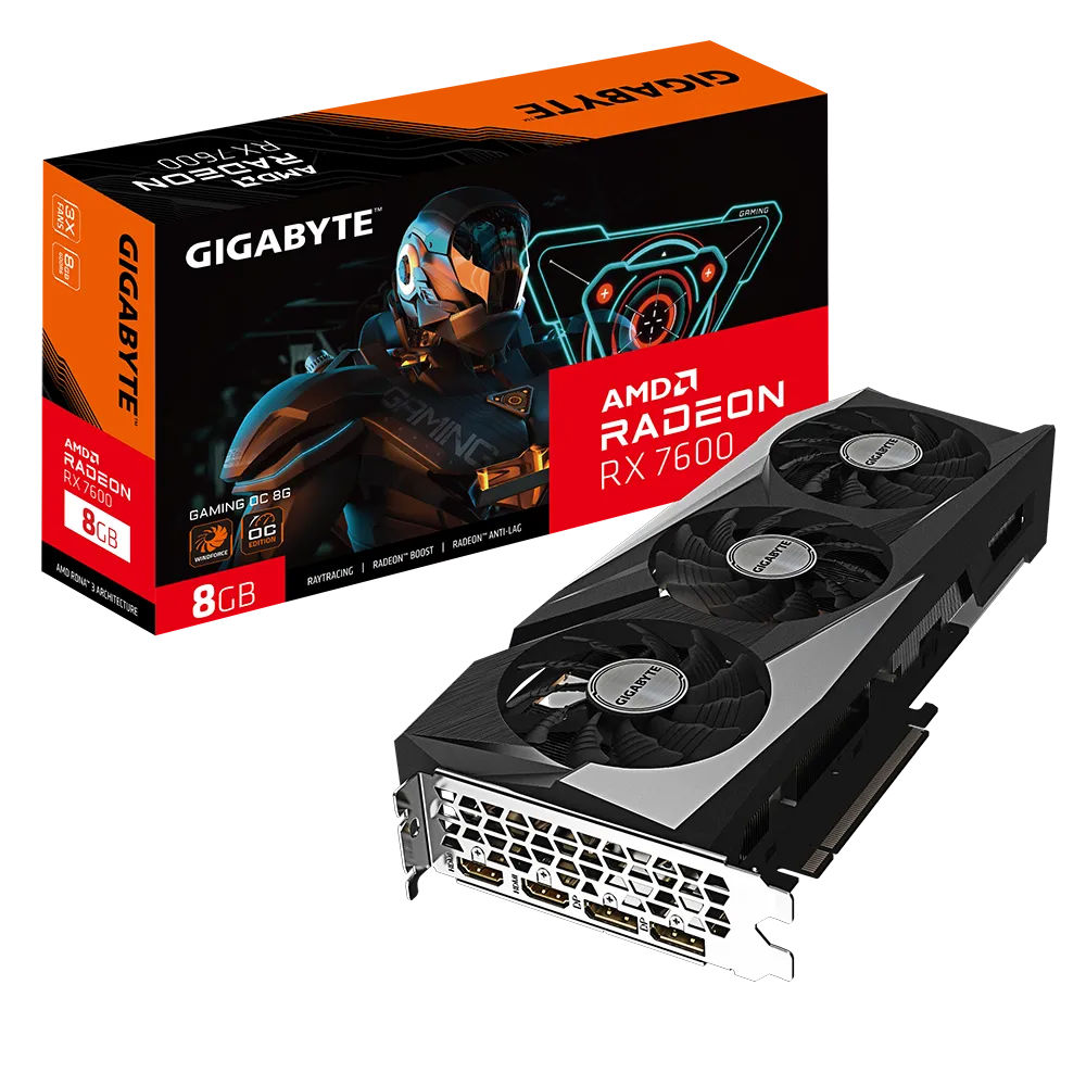 Gigabyte-Radeon-RX-7600-GAMING-OC-8G-Graphics-Card-1.webp Gigabyte Radeon RX 7600 GAMING OC 8G Graphics Card - Image 1