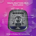 Gizmore 140W Thunder PRO T140 Party Speaker - Image 5