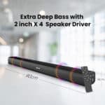 Gizmore BAR6100 60W RMS Portable Bluetooth Soundbar - Image 6