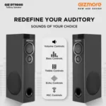 Gizmore DT11000 110 W Bluetooth Tower Speaker  (Black, 2.0 Channel) - Image 3