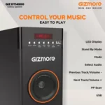 Gizmore DT14500 140 W Bluetooth Soundbar  (Black, Stereo Channel) - Image 3