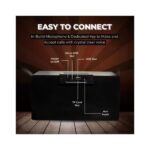 Gizmore GIZ MS516 Portable Speaker Wooden Cabinet With Leather Strap - Image 4