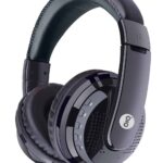 Gizmore Giz MH411 Hi-Bass Wireless Headphones with Upto 15 Hours Playtime, Built-in-Mic, FM Radio, Micro SD Slot (Black)