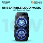 Gizmore Giz MS511 10 W Bluetooth Home Audio Speaker  (Black, Stereo Channel) - Image 2