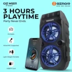 Gizmore Giz MS511 10 W Bluetooth Home Audio Speaker  (Black, Stereo Channel) - Image 4