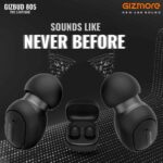 Gizmore Gizbud 805 TWS Earbuds with 5.0 Bluetooth, Up to 10Hrs Playtime, Fast Charging Type-C, IPX4 Water Resistant, HD Clear Sound, Voice Assistance and Passive Noise Cancellation (Black) - Image 5