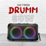 Gizmore T3000 Drumm 60 W Bluetooth Portable Party Speaker - Image 2