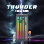 Gizmore Thunder 160W High Bass Bluetooth Party Speaker - Image 2